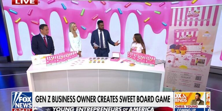 Gen Z business owner creates ice cream-inspired board game